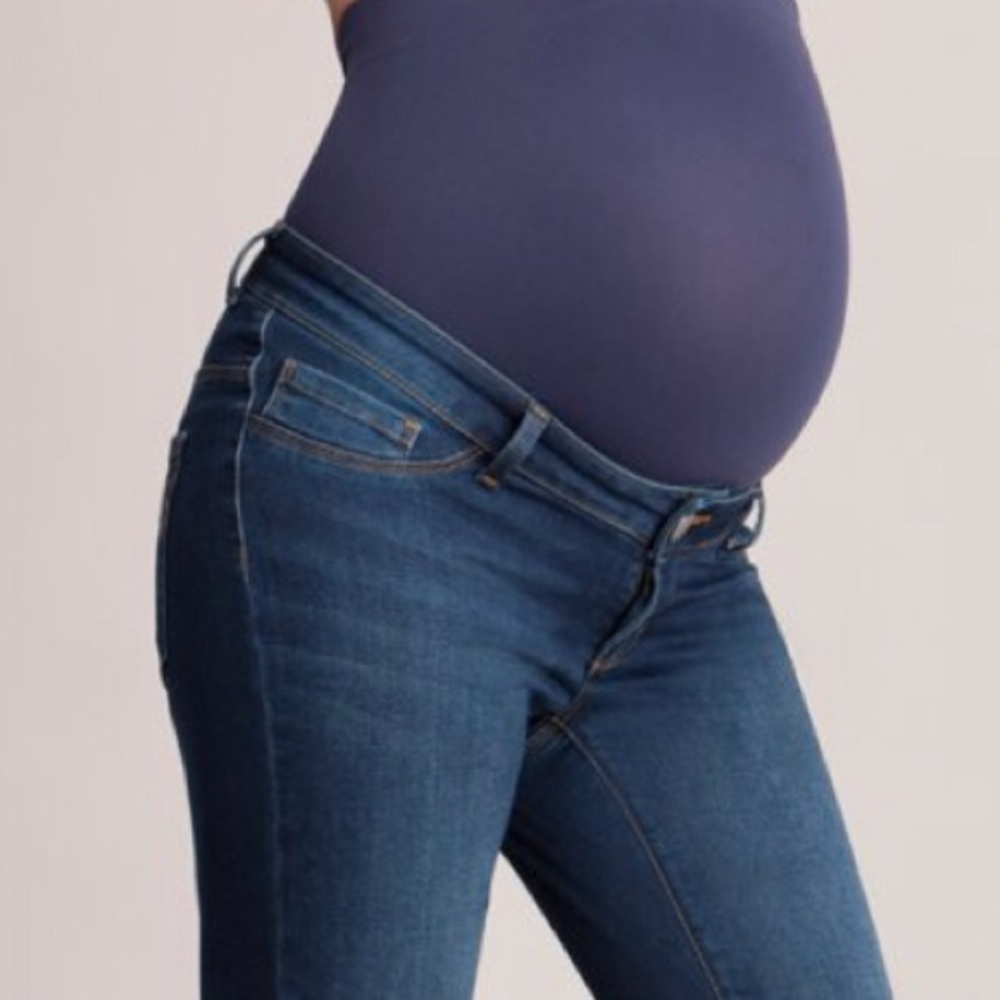 Seraphine Over Bump Skinny Maternity Jeans